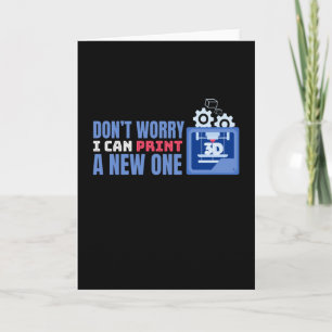 Carte Ne vous inquiétez pas, je peux imprimer une impres