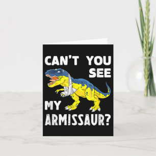 Carte Ne voyez-vous pas mon Armissaur Drôle Blessure au 