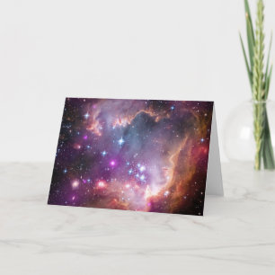 Carte Nebula espace lumineux étoiles galaxie hipster gee