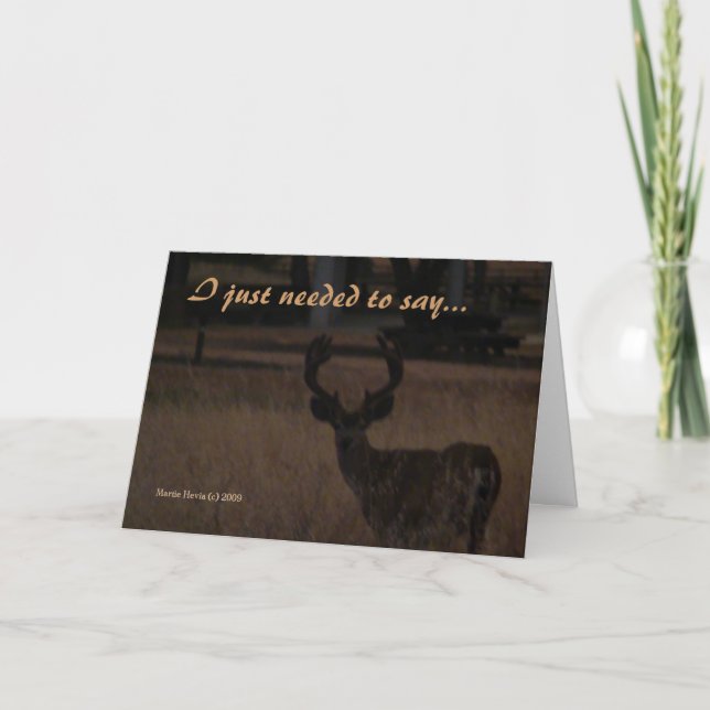 Carte Needed To Say - Customizable Card (Devant)