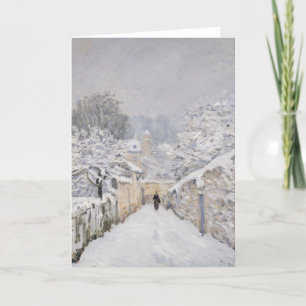 Carte Neige à Louveciennes, 1878