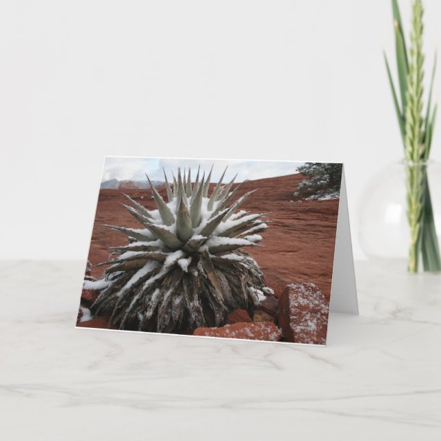 Carte Neige de ressort dans Sedona (Devant)