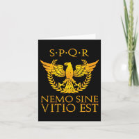 Nemo Sine Vitio Est Spqr Seneca Citation Stoïque