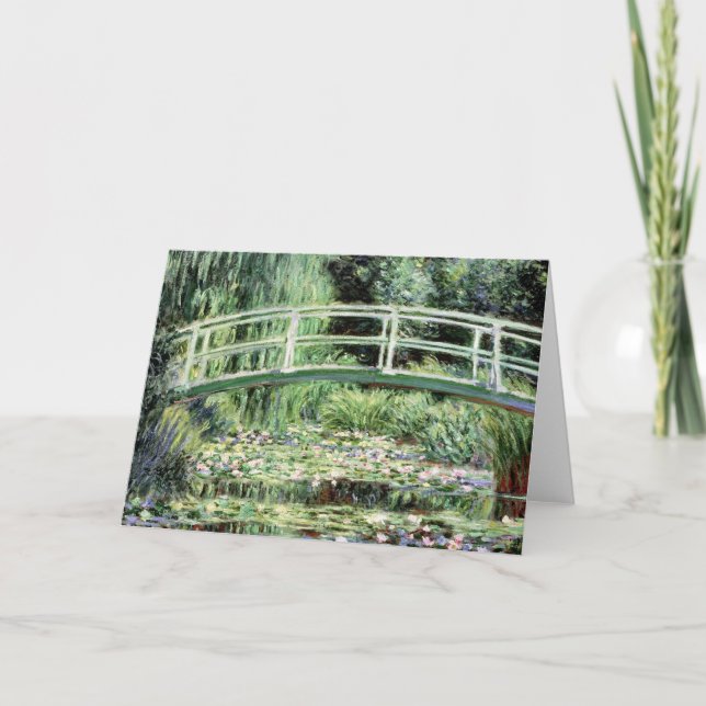 Carte Nénuphars de blanc de Claude Monet |, 1899 (Devant)