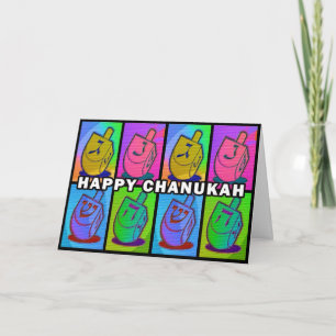 Carte Neon Chanukah - paysage