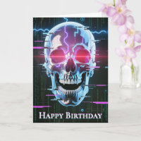 Neon Cyber Skull : Overlord numérique