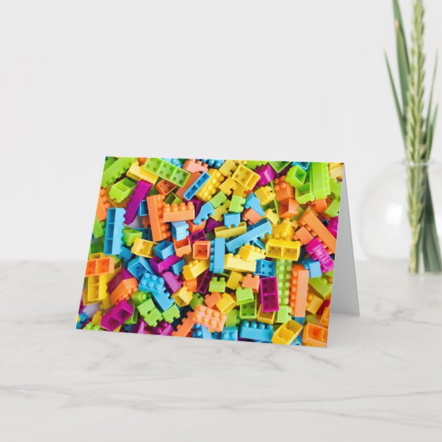 Carte Neon Plastic Building Blocks (Devant)