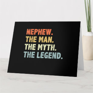 Carte Nephew The Man Myth Légende Fête des Pères