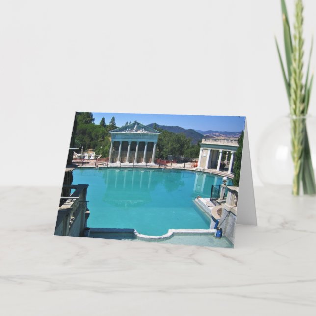 Carte Neptune pool at Hearst Castle, San Simeon, CA (Devant)