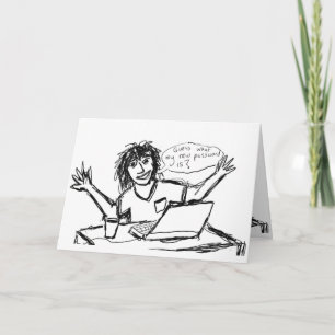 Carte Nerd informatique humoristique