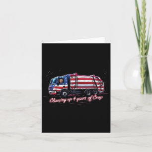 Carte Nettoyer 4 Années De Merde Vote Trump 2024 Ellisy