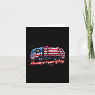 Carte Nettoyer 4 Ans De Merde Drôle Trump Garbage