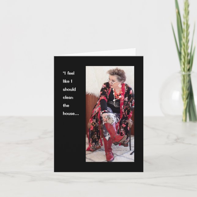 Carte Nettoyer la maison? ou jouer dans le jardin? (Devant)