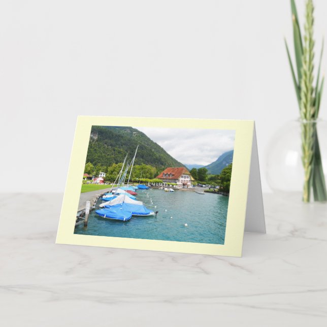 Carte Neuhaus au lac Thun (Devant)