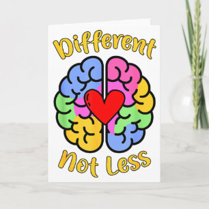 Carte Neurodiversité Dyslexie Autisme Sensibilisation Di