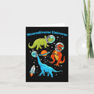 Carte Neurodiversité Universe Dinosaures Espace Et Cad A