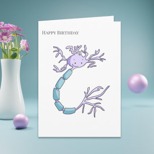 Carte Neuron mou mou Myelin Sheath Joyeux anniversaire