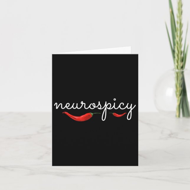 Carte Neurospice Neurotypique Neurodiversité Adhd Autism (Devant)