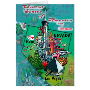 Carte Nevada USA