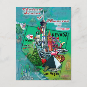 Carte Nevada USA