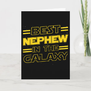 Carte Neveu dans la galaxie Cadeau drôle de fête des pèr