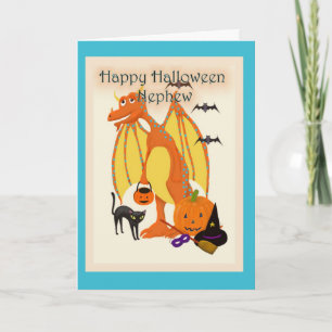 Carte Neveu heureux de Halloween