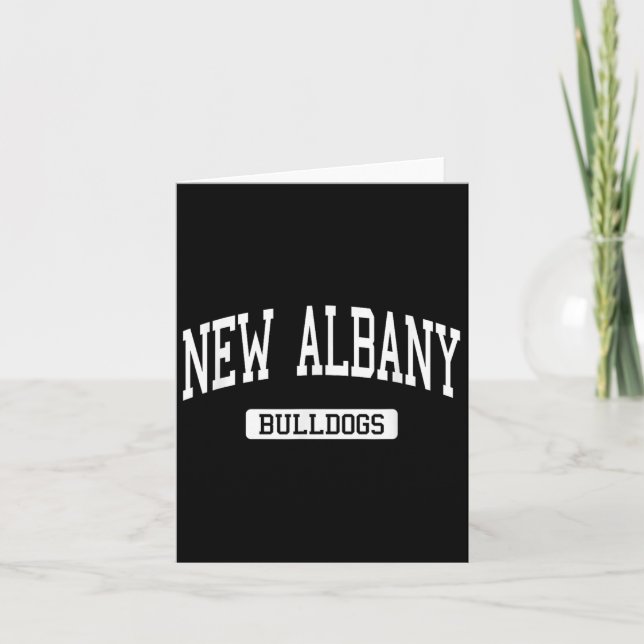 Carte New Albany High School Hs New Albany In Varsity Sr (Devant)