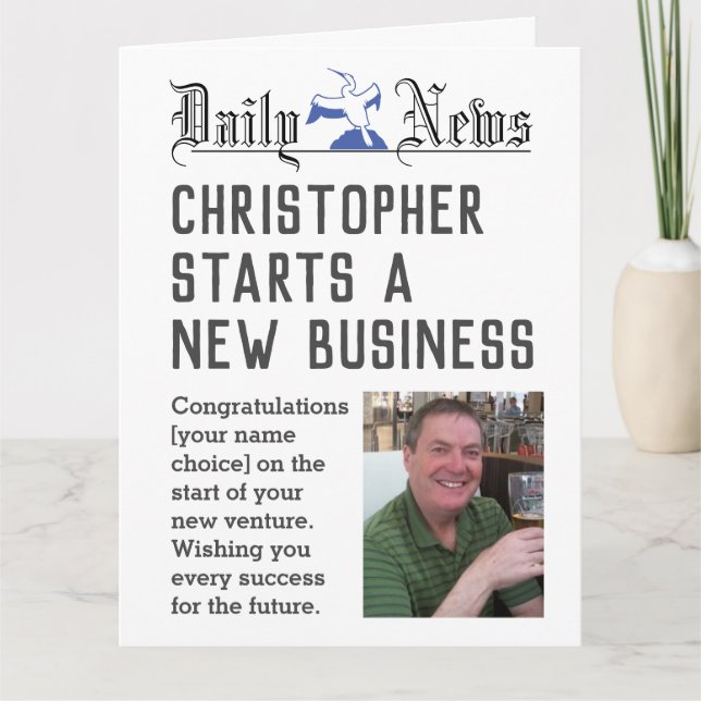 Carte New Business - Starting New Business Card (Devant)