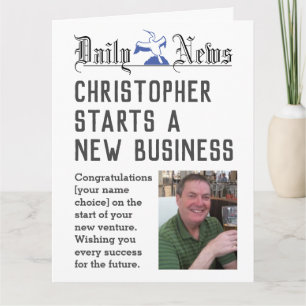 Carte New Business - Starting New Business Card