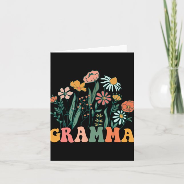 Carte New Gramma Wildflower First Birthday &amp; Baby Sh (Devant)
