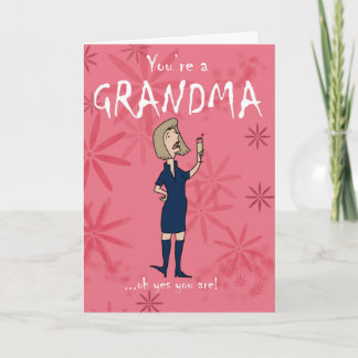 Carte New Grandma greeting card