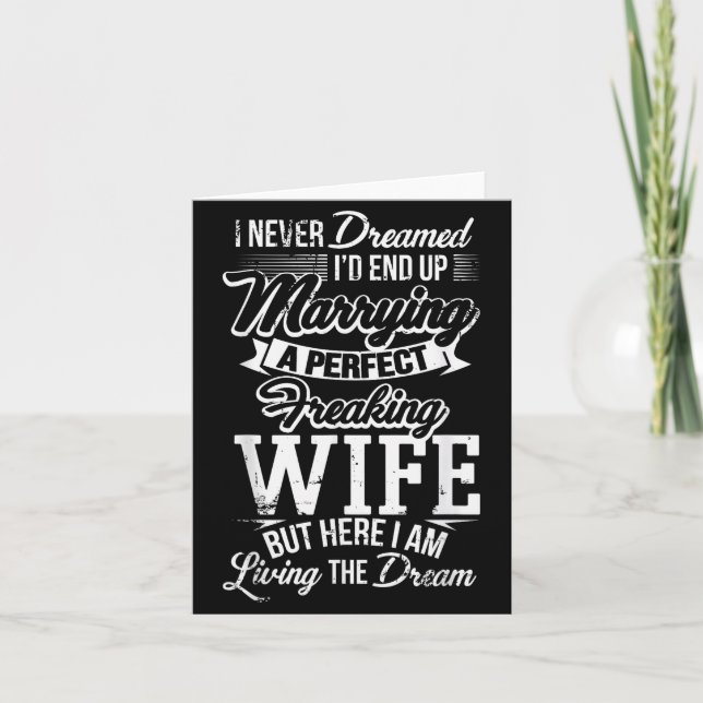 Carte New Husband Wedding Anniversary Couple Hubby Gift  (Devant)