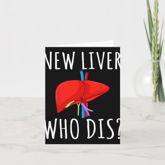 Carte New Liver Who Dis Men Women Liver Transplant Recie (Devant)