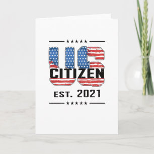 Carte New US Citizen Venin Proud American Citizenship US