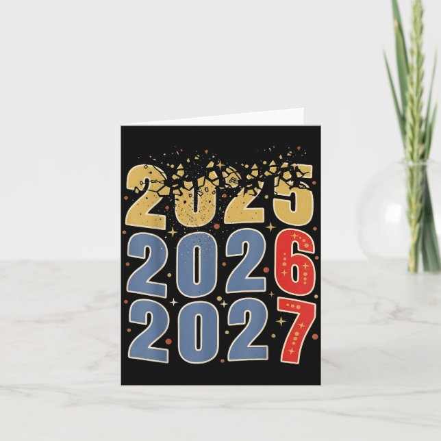 Carte New Year 2026 67 Meme Six Seven Gen Alpha Slang 20 (Devant)