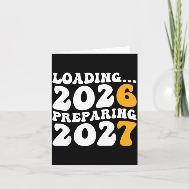 Carte New Year 2026 Shirt Funny 67 Meme Six Seven  (Devant)