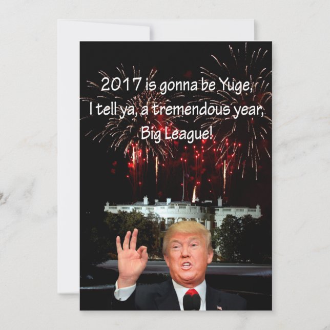 Carte New Years de Donald J. Trump (Devant)