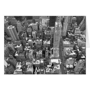 Carte New York Cityscape New York Souvenir Card