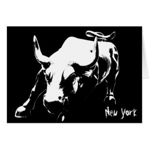 Carte New York - New York Bull Souvenir