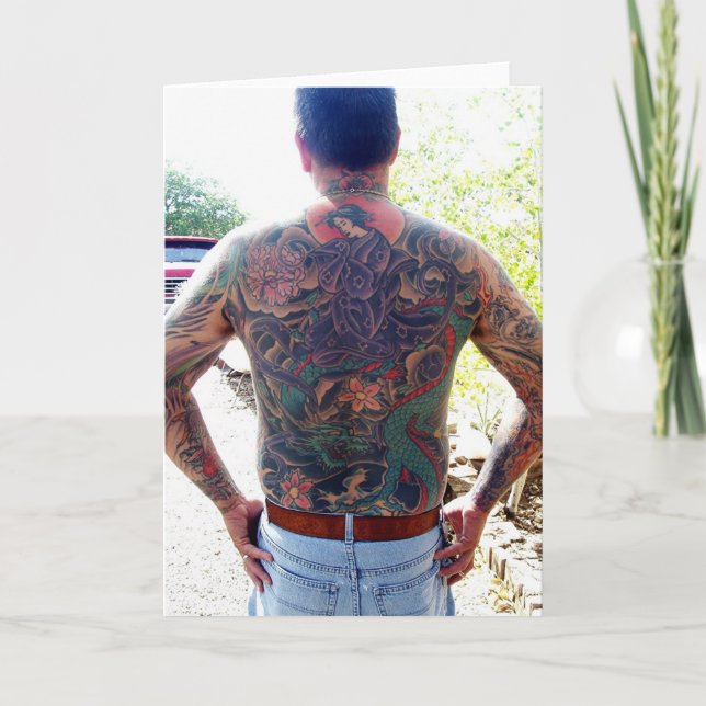 Carte newartsweb - maman j'ai obtenu un tatoo ! (Devant)