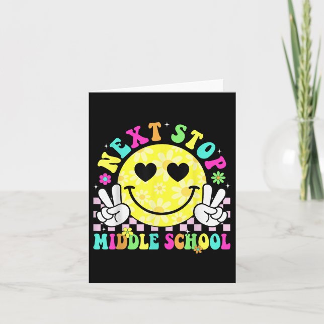 Carte Next Stop Middle School Graduation 2025 Dernier jo (Devant)
