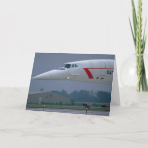 Carte Nez d'aiguille de British Airways Concorde