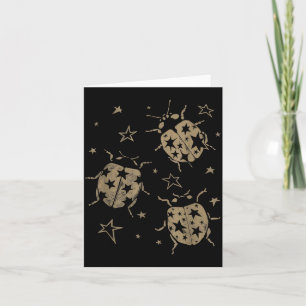 Carte Nge 2000s coccinelle Alt 90s Vintage étoiles point