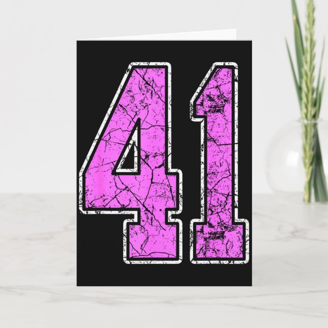 Carte Nge Nk And Nk Number 41 Jersey Player Uniform #41  (Devant)