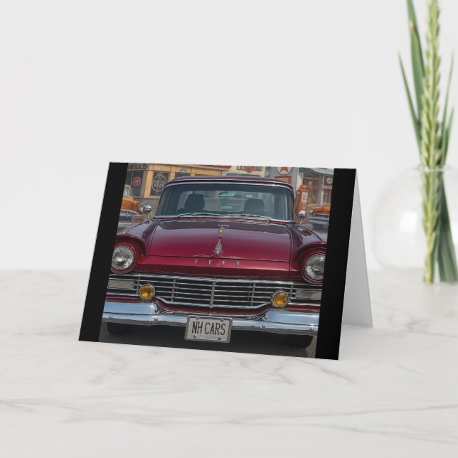 Carte NH Antique Cars Blank Salutation (Devant)