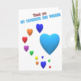 Carte NHS, thank you