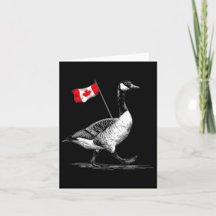 Carte Nice Canada Animal Avec Drapeau Pour Les Amateurs 