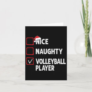 Carte Nice Joueur de volley-ball coquin Garçons Fille de