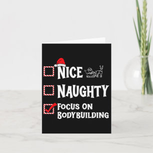 Carte Nice Naughty - Focus Sur La Construction Du Corps