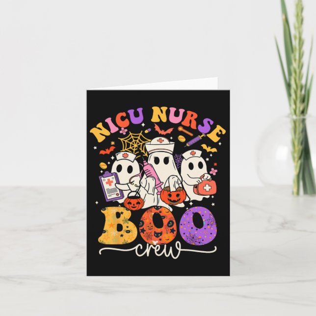 Carte Nicu Boo Costume d'équipage Drôle Nourriture Fantô (Devant)